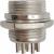 MIC16 (GX16) штекер 8pin, на корпус (7А, 125В)