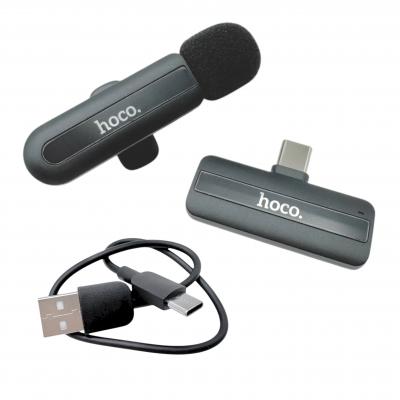 Микрофон беспроводной HOCO L20, Type-C, черный