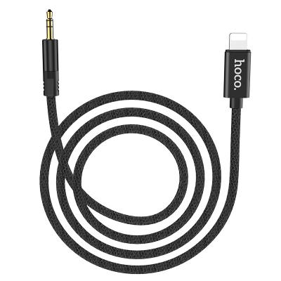 Jack 3,5mm - Lightning 1,0м HOCO UPA13 Sound source, черный 