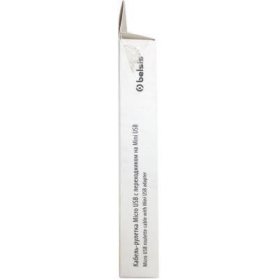 Кабель USB - micro USB, 0,7м, рулетка, BT2101***