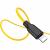 Кабель USB - Lightning 8pin, 1,0м, HOCO X21 Plus Silicone 2.4A, черный/желтый
