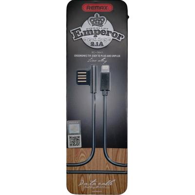 Кабель USB - Lightning 8pin, 1,0м, Remax Emperor RC-054i, черный