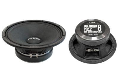 СЧ динамик Pride Diamond 8" v2, 300Вт/600Вт