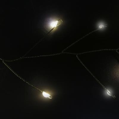 Гирлянда провол. 9м, 1440LED, т.бел. кластер, 8 функций, Luca Snake Light /87449/