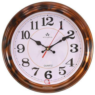 Часы настенные Atlantis TLD-6929 св.коричневый