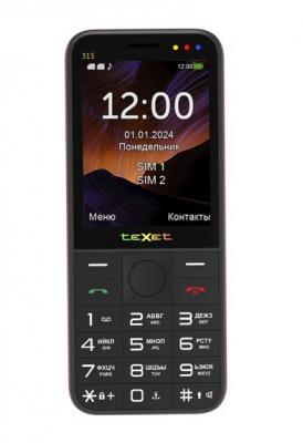 Мобильный телефон teXet TM-315 черный-красный