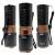 Фонарь ручной CB-X53-TG, Laser LED, ZOOM, функц. powerbank, встр. акб, Type-C БИТАЯ УПАКОВКА