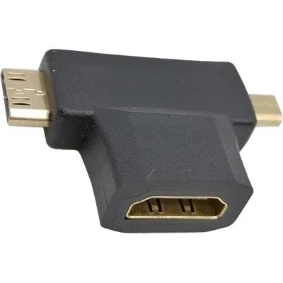 Переходник гн.HDMI-шт. mini HDMI- шт.micro HDMI (A119)