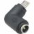 Переходник питания гн.5,5*2,1 х microUSB, угловой