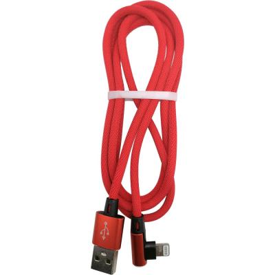 Кабель USB - Lightning 8pin, 1,0м, Smartbuy, FLOW 3D L-TYPE, 2A, красный (iK-512FLL red)***