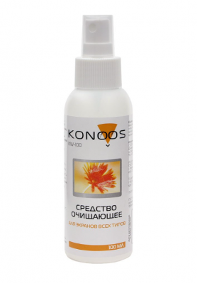 Спрей очищающий для экранов, Konoos KW-100, 100мл