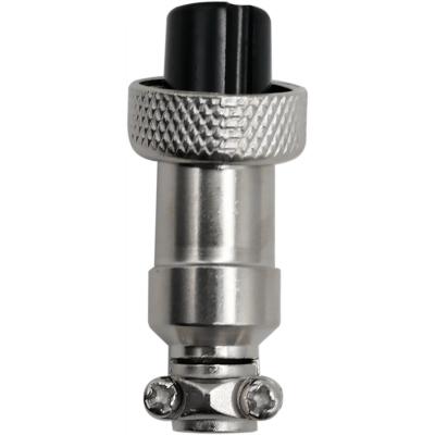 MIC12 (GX12) гнездо 2pin, на кабель (5А, 125В) /107037/