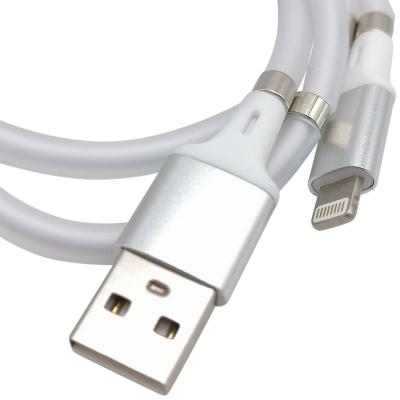 Кабель USB - Lightning 8pin, 1,0м, Smartbuy, 3A, самосвор. (iK-512mag)***