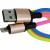 Кабель USB - Lightning 8pin, 1,0м, Smartbuy, в ткан. оплетке Acid, <2A, градиент (iK-512ARbox p-y***