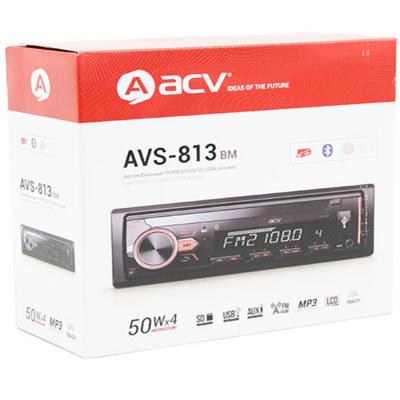 Автомагнитола ACV AVS-813BM Bluetooth/USB/SD/FM