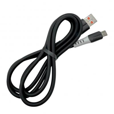 Кабель USB - micro USB, 1,0м, Ugetus X82, силикон, черный