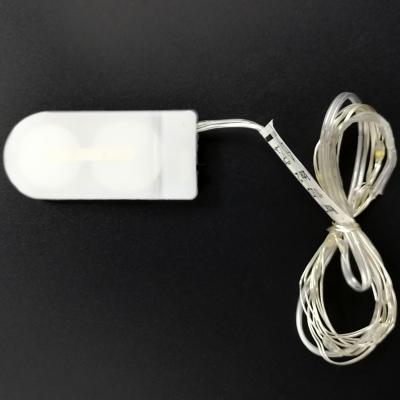 Гирлянда проволочная, 0,9м, 10LED, тепл. роса, 2CR2032, Luca String Light /87409/