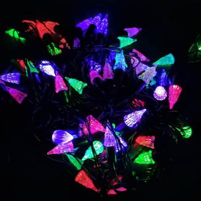 Гирлянда нитевая, 10м, 100LED, RGB, ель рифленая, Ч.П. /70