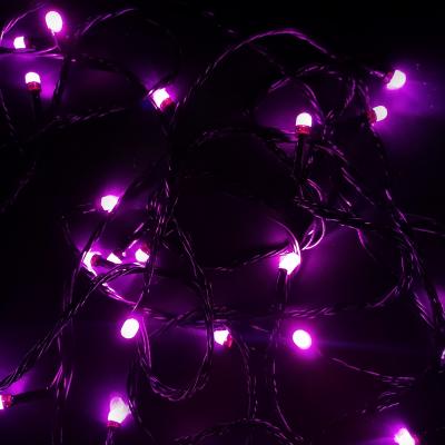 Гирлянда нитевая уличная,100м, 480LED, 8мм розов. Ч.П. LX-289