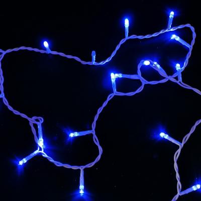 Гирлянда дождь, уличная, 3,0м/3,0м, 600LED, син. бел., Б.П., LX-30