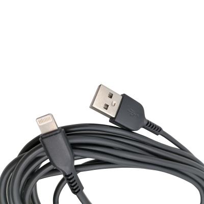 Кабель USB - Lightning 8pin, 3,0м, HOCO X20 Flash Series, черный 