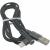 Кабель USB - Lightning 8pin, 1,0м, Smartbuy, FLOW 3D L-TYPE, 2A, черный (iK-512FLL black)***