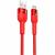 Кабель USB - micro USB, 1,2м, BOROFONE BU17 Starlight smart power, LED, красный