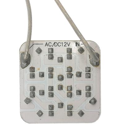 LED матрица 12в, синий, 12LED 35*35мм