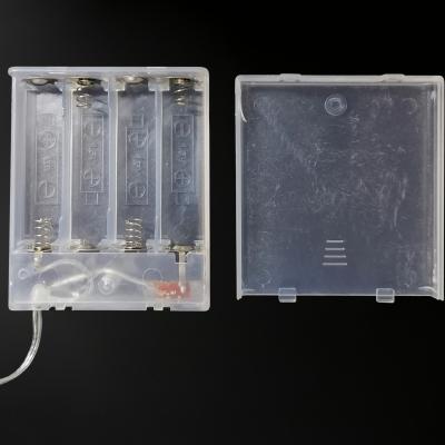 Гирлянда проволочная, 2м, 20LED, бел. 1м шнур, IP20, П.П. (4*AA) /32984/