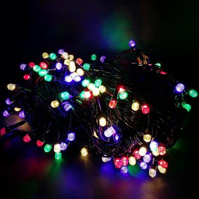 Гирлянда нитевая уличная, 30м, 180LED, 8мм RGB Ч.П. LX-275
