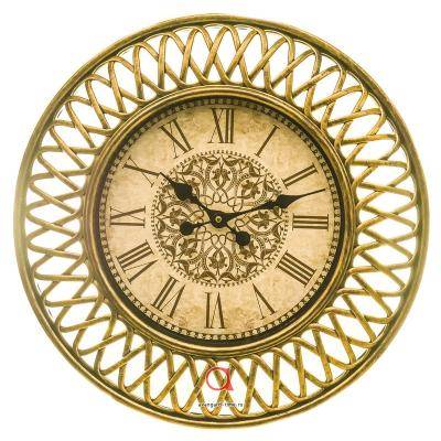 Часы настенные Atlantis 308-16 антич.зелен/золото