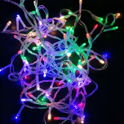 Гирлянда нитевая, 6м, 100LED, RGB, с контроллером, IP44, П.П. SB-RGBIP44-6m