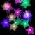 Гирлянда бахрома, 3м/0,5м, звезды 74 RGB