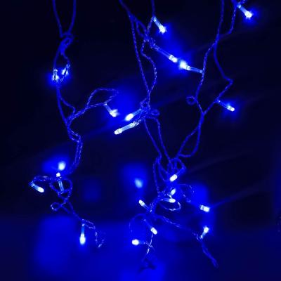 Гирлянда дождь, 2,0м/1,5м, 108LED, син. П.П. LX-179