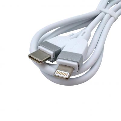 Кабель Type C - Lightning 8pin, 1,0м, HOCO X109 Energy, PD 27W, силикон, белый