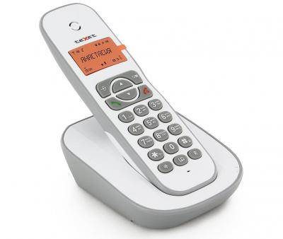 Радиотелефон teXet TX-D4505A белый-серый