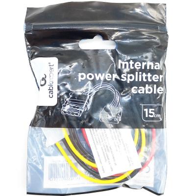 Разветвитель питания Gembird CC-PSU-1, Molex - 2xMolex для HDD