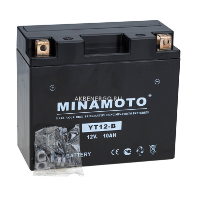 Аккумулятор 12V 10.0Ah MINAMOTO YT12-B (150x69x130)