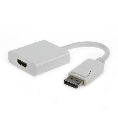Шнур DisplayPort-HDMI 0,1м Gembird A-DPM-HDMIF-002-W, 20M/19F, белый /10251/