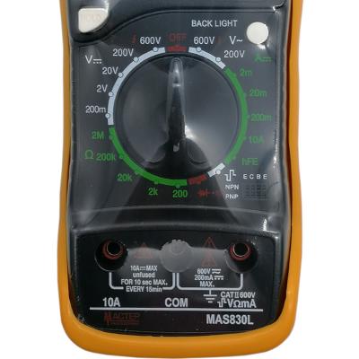 Мультиметр MAS830L, Master Professional