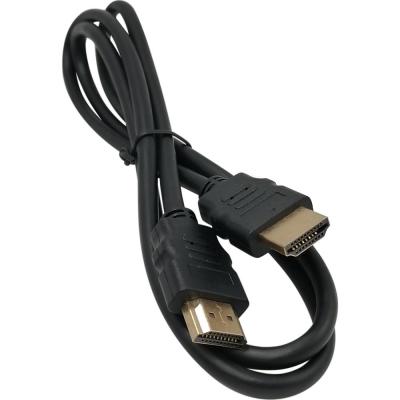 Шнур HDMI-HDMI 1,0м (пластик-золото) D6,0мм