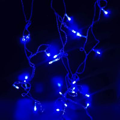 Гирлянда дождь, 2,0м/2,0м, 144LED, син. LX-180