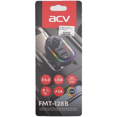 FM модулятор ACV FMT-128B (microSD, USB, 12V, Bluetooth)