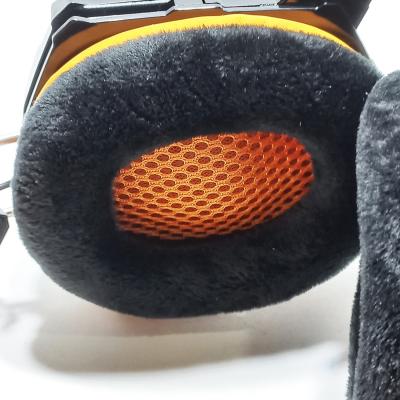 Полноразмерная игровая стереогарнитура SmartBuy RUSH SNAKE, велюр, черн/оранжевая (SBHG-1100)