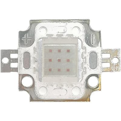 Светодиод 10W красный (Uпит=10-12V, 900mA, 400lm) 