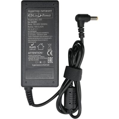 Блок питания импульсный 19,0V,  3,42A 5,5*1,7мм, Acer, MG300 /A1978/