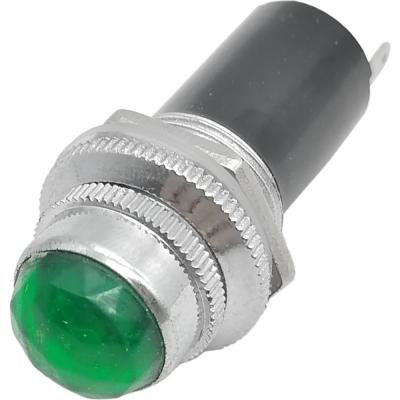 Индикатор 220в. 16мм. зелёный /21810