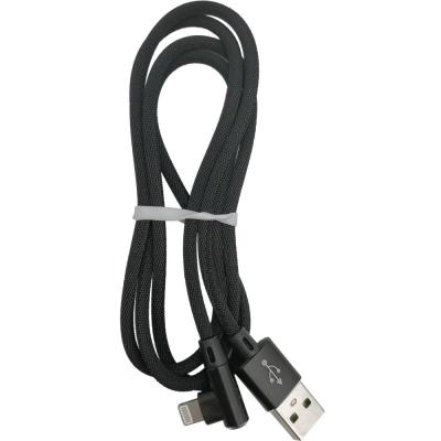 Кабель USB - Lightning 8pin, 1,0м, Smartbuy, FLOW 3D L-TYPE, 2A, черный (iK-512FLL black)***