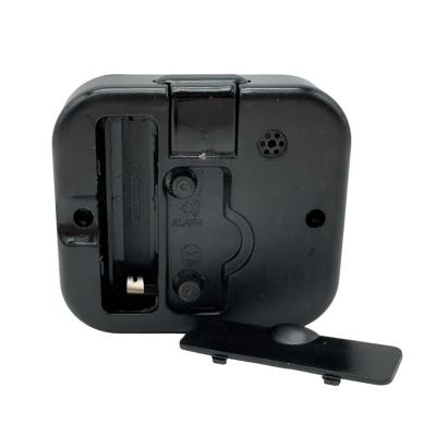 Часы-будильник PERFEO Quartz PF-TC-004, прямоугольные, 8*7,5 см, черный
