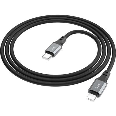 Кабель Type C - Lightning 8pin, 1,0м, HOCO X86 Spear, 3.0A PD 20W, черный